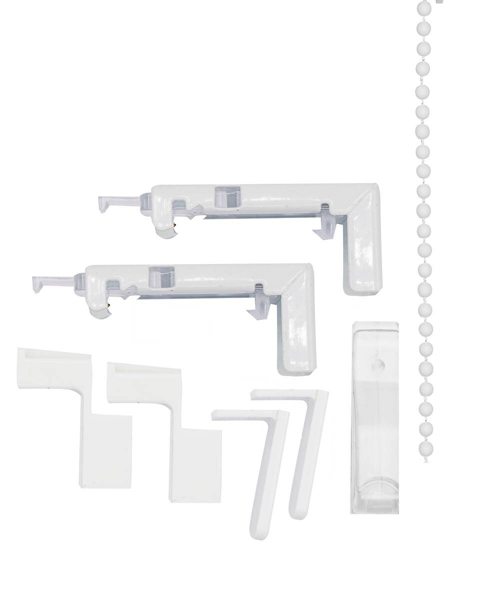 Doppelrollo mit Blende weiß B/L: ca. 90x160 cm