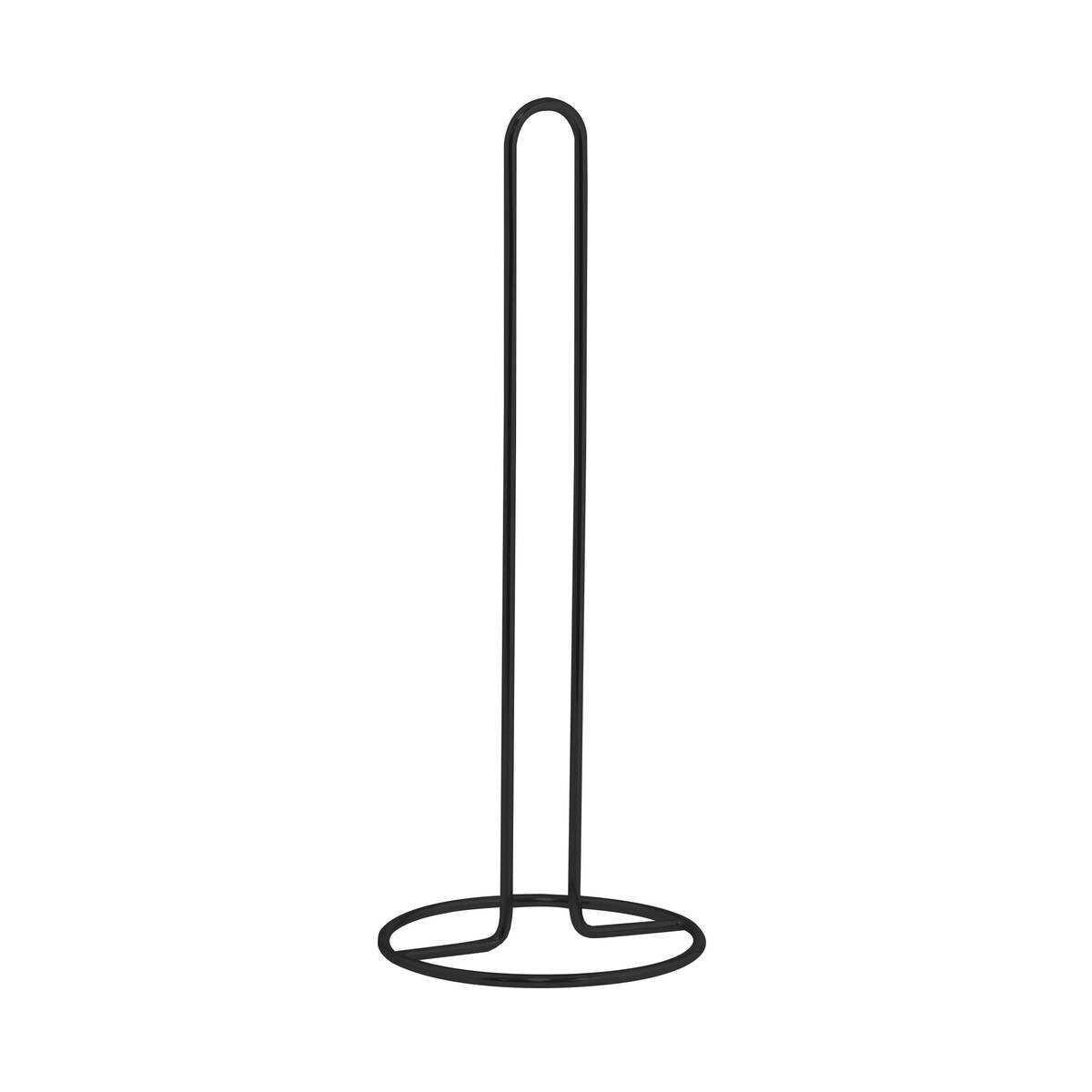 Axentia Küchenrollenhalter schwarz Metall H: ca. 33 cm
