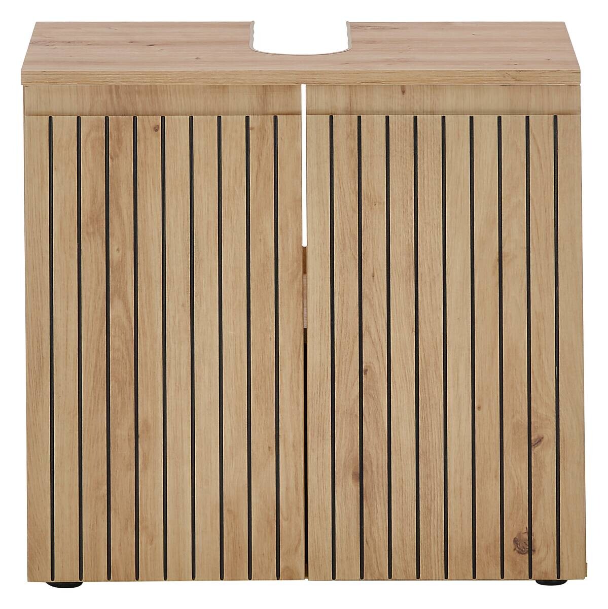 Waschbeckenunterschrank Austin Artisan Oak Nachbildung B/H/T: ca. 60x57x36 cm