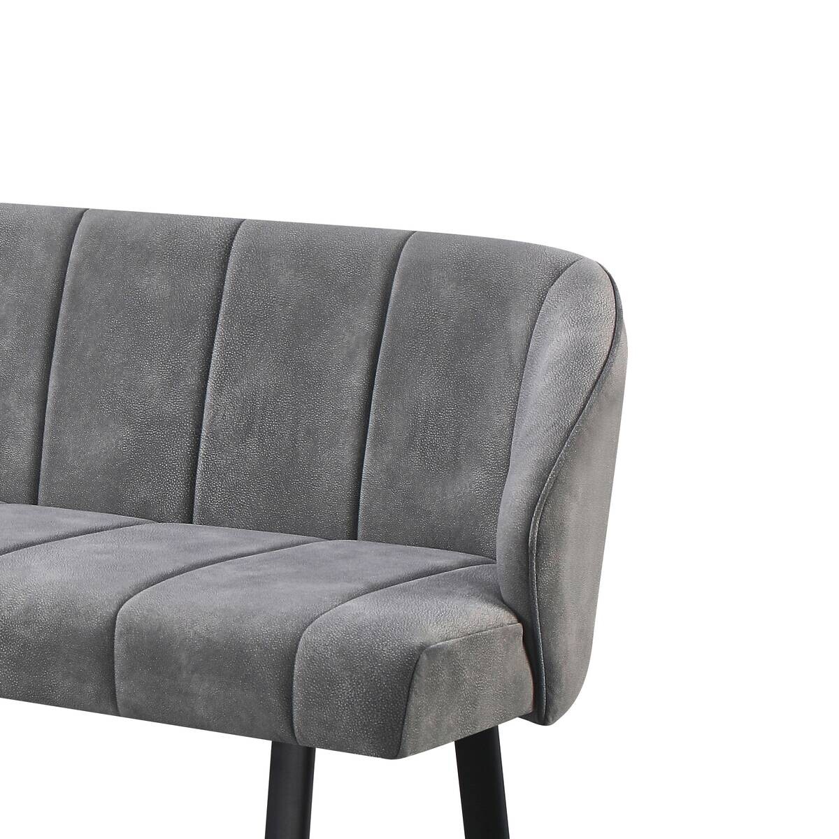 Eckbank Sven grau B/H/T: ca. 187x81,5x155 cm