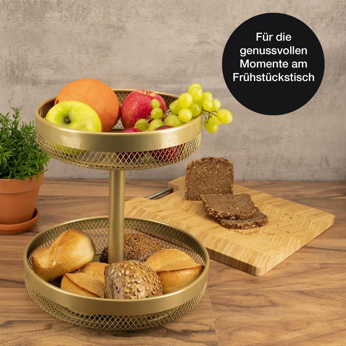 Moritz & Moritz Etagere gold Metall H: ca. 30 cm
