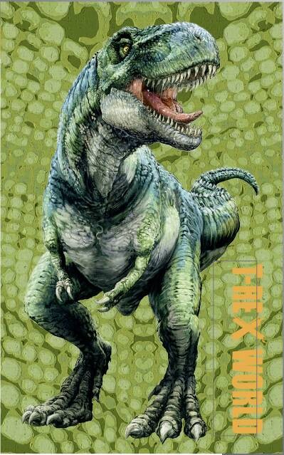 T-Rex World Kinderteppich grün B/L: ca. 80x120 cm