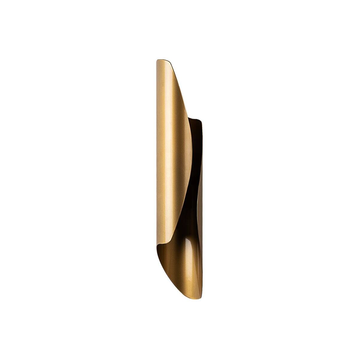 Opviq Wandleuchte gold Metall B/H/L: ca. 40x11x8 cm G9 2 Brennstellen