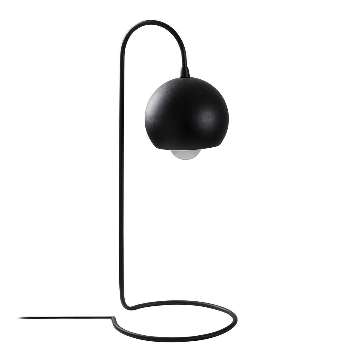 Opviq Tischleuchte schwarz Metall B/H/L: ca. 23x56x14 cm E27 1 Brennstellen