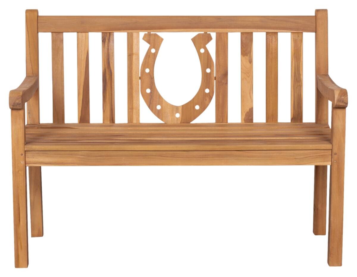 deVries Gartenbank Woodie natur Teakholz B/H/L: ca. 60x89x120 cm