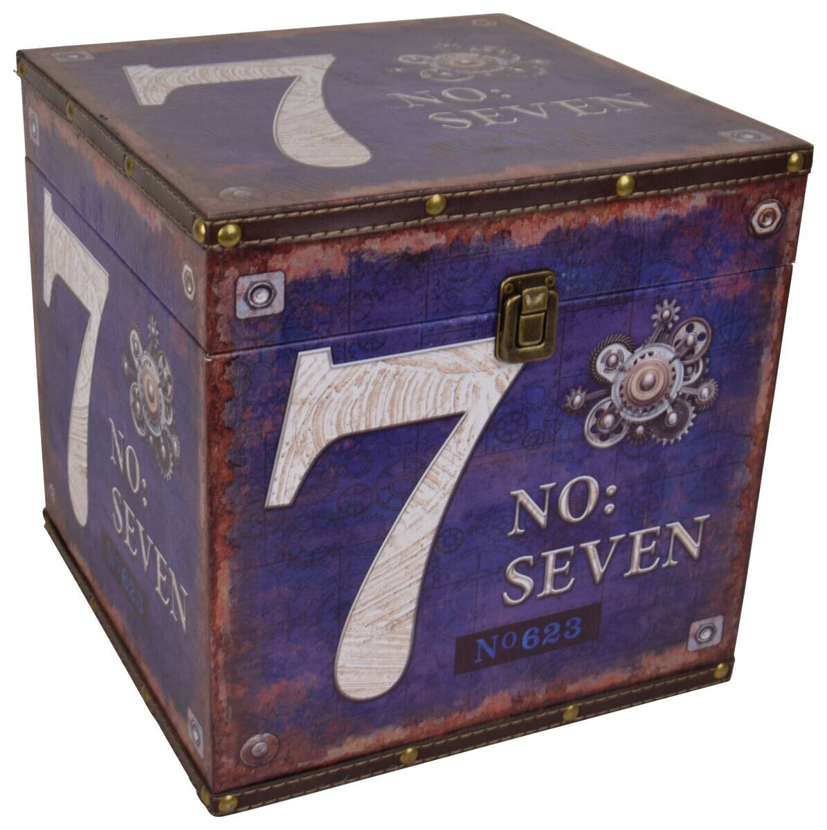 Box weiß Holz B/H/L: ca. 28x28x28 cm