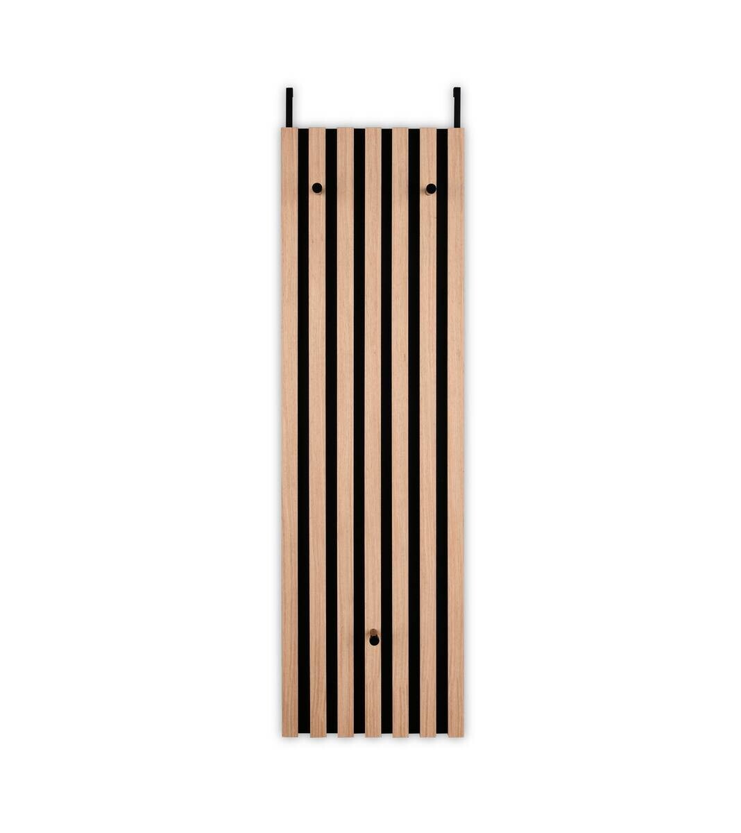 Türgarderobe Grace Eiche Artisan Nachbildung schwarz B/H/T: ca. 30x100x7 cm