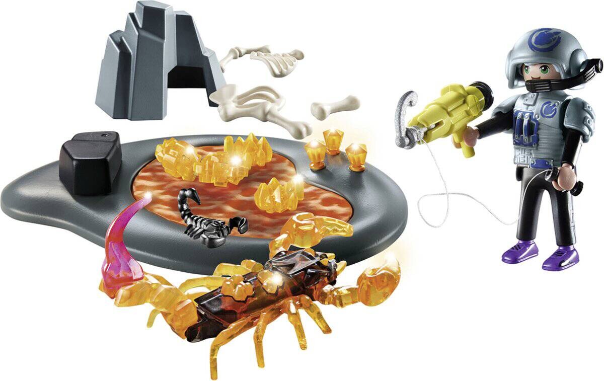 Playmobil Dino Rise Starter Pack Kampf gegen den Feuerskorpion 70909