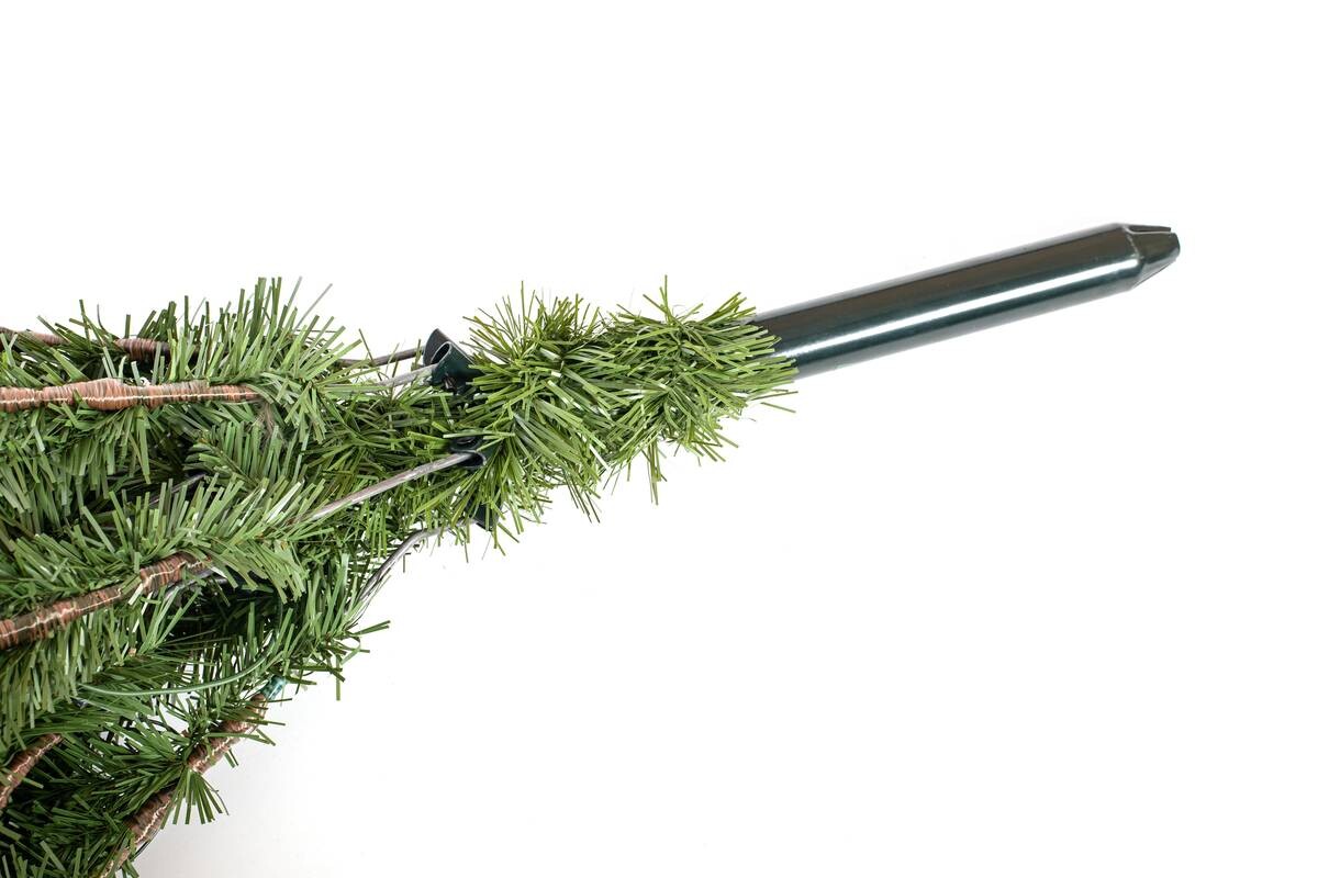 Evergreen Weihnachtsbaum Roswell Kiefer grün PVC H/D: ca. 210x122 cm