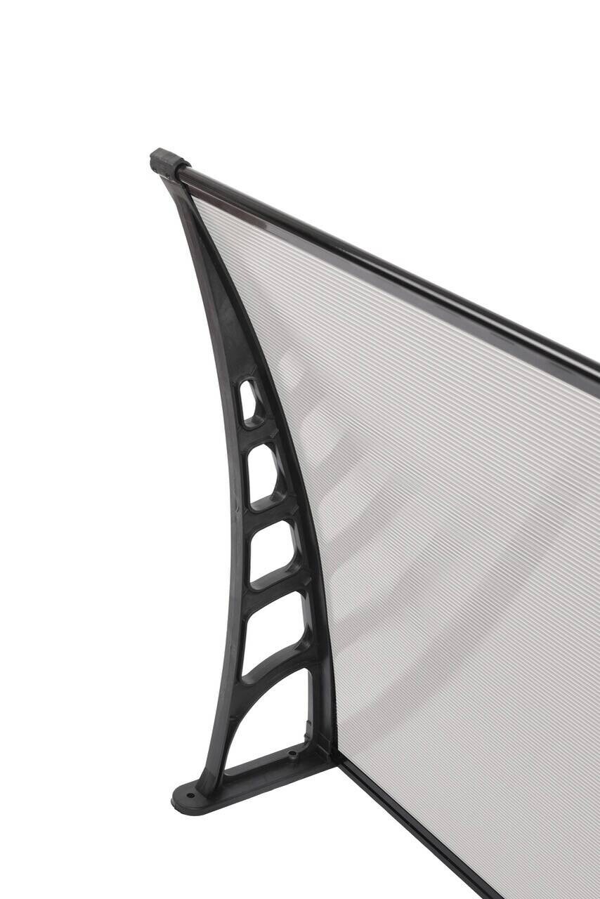 Brosplast Vordach Crocus transparent B/H/T: ca. 120x23x80 cm