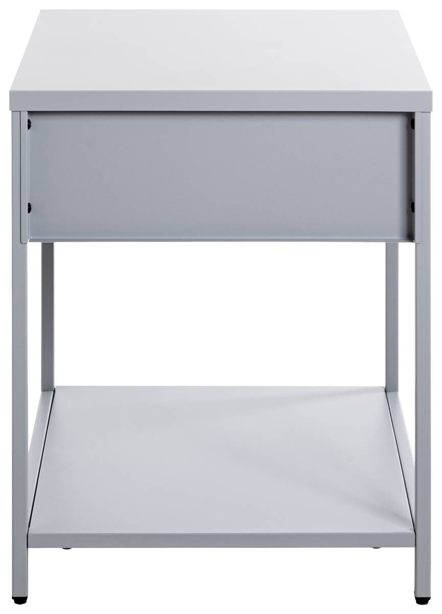 Beistelltisch grau B/H/T: ca. 40x53x40 cm