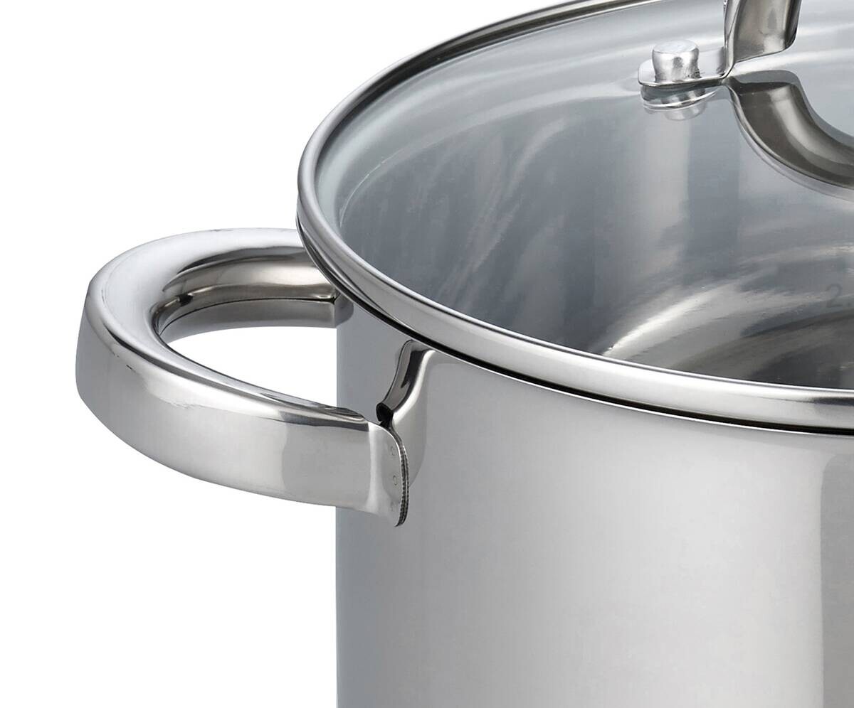 ELO Basic Fleischtopf silber Edelstahl D: ca. 16 cm