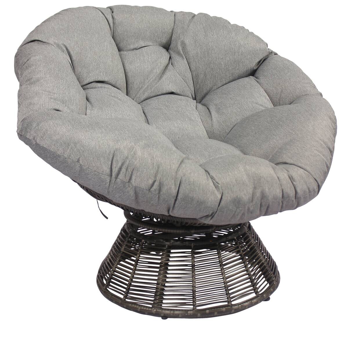 POCOline Gartensessel braun Polyrattan H/D: ca. 78x96 cm