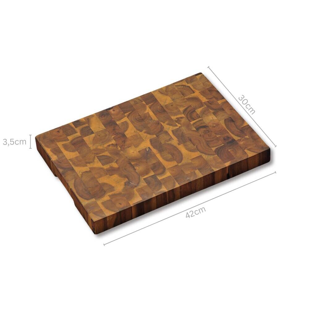 Kesper Tranchierbrett natur Akazie Holz B/H/L: ca. 30x4x42 cm