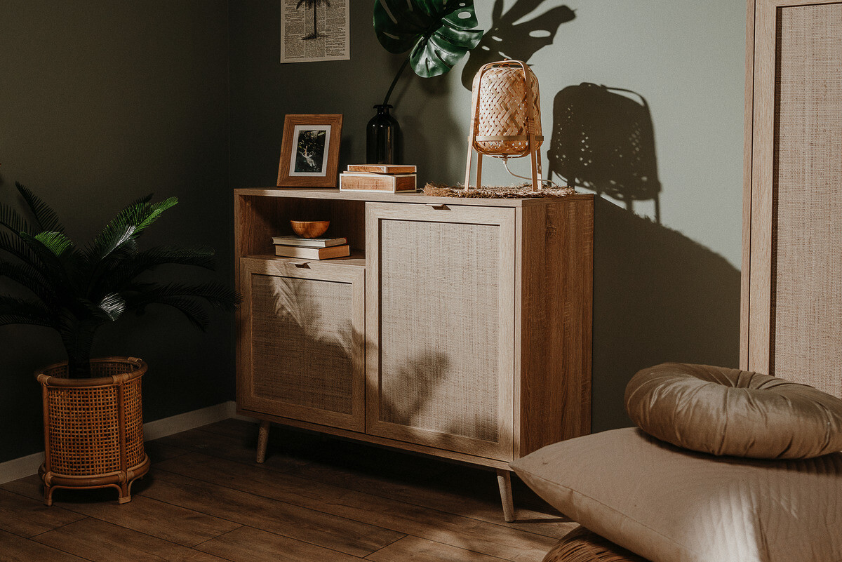 Kommode Bali Eiche Sonoma Nachbildung B/H/T: ca. 102x87x40 cm