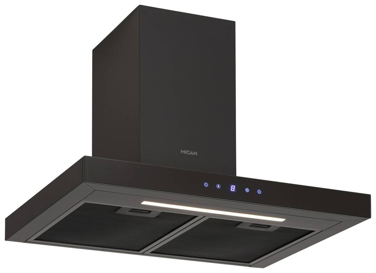 Mican Dunstabzugshaube TSHA530TMFSA+ schwarz Metall B/H/T: ca. 60x88x45,5 cm
