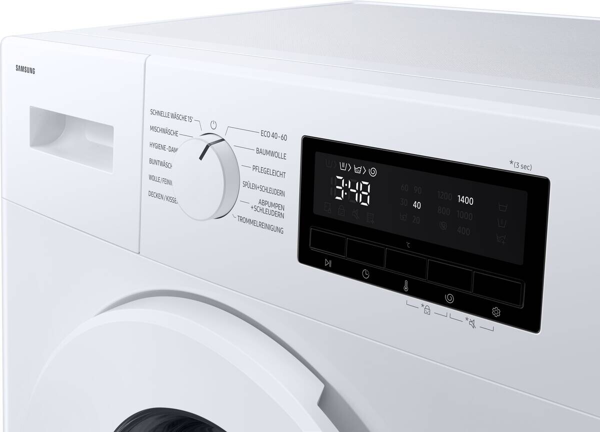 Samsung Waschmaschine WW90FG3M05TWEG weiß B/H/T: ca. 60x85x52 cm