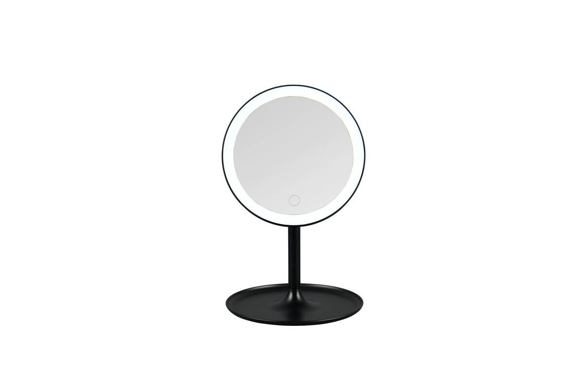 LED-Spiegel Liara schwarz B/H/L: ca. 28,5x18x18 cm