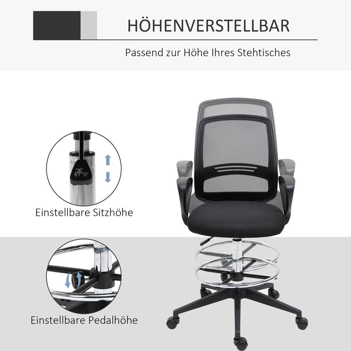 Drehstuhl 921-187 schwarz
