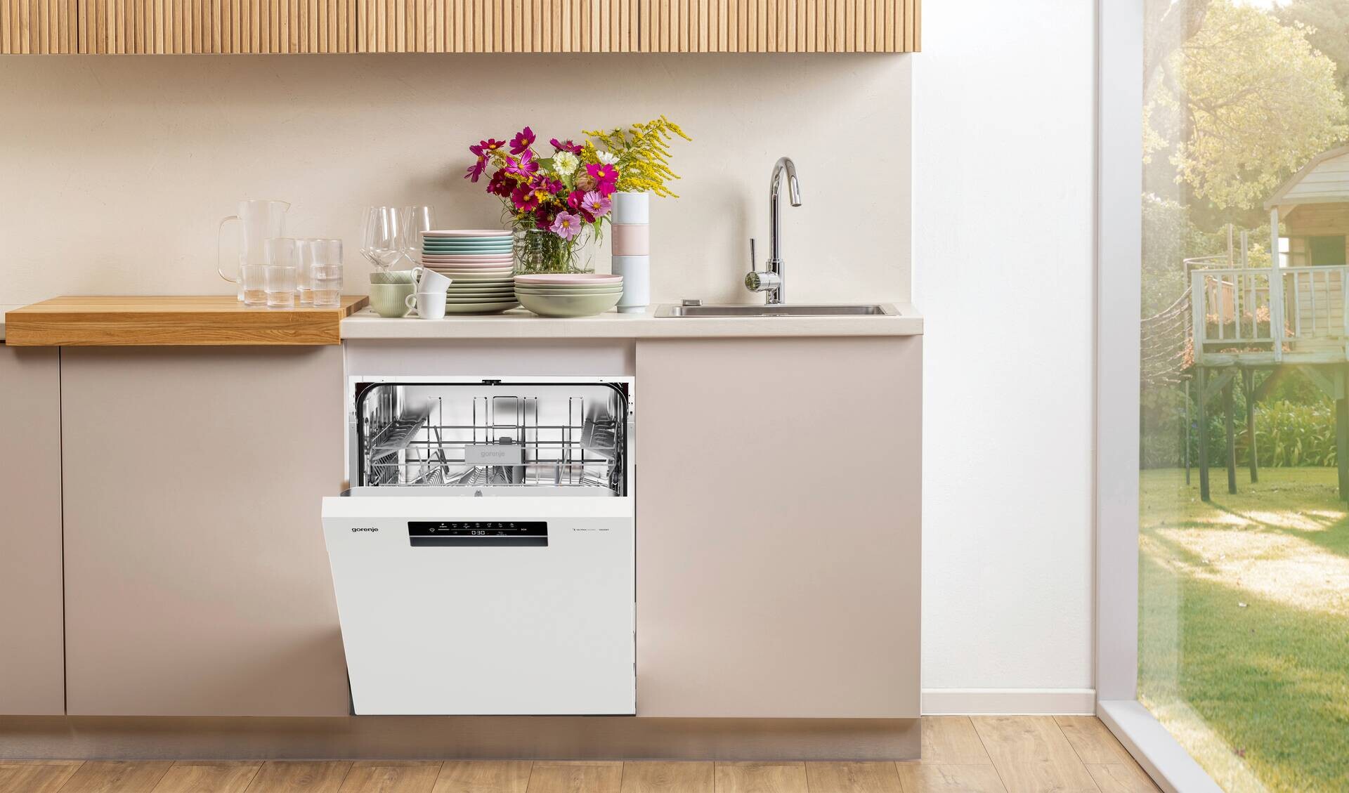 Gorenje Unterbau-Geschirrspüler GU642D90W weiß B/H/L: ca. 59,9x84,5x59,7 cm