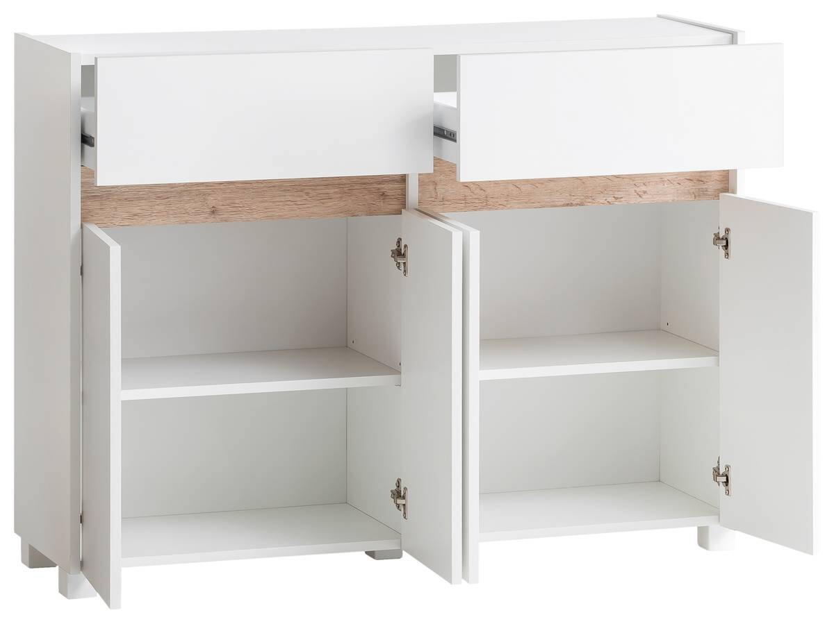 Kommode Cosmo perlweiß Optik B/H/T: ca. 112,2x84,8x33 cm