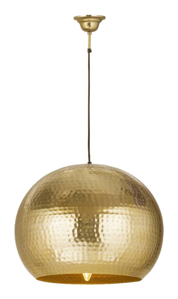 Kayoom Pendelleuchte Factory Style Large champagner Eisen B/H/L: ca. 47x35x47 cm E27 1 Brennstellen