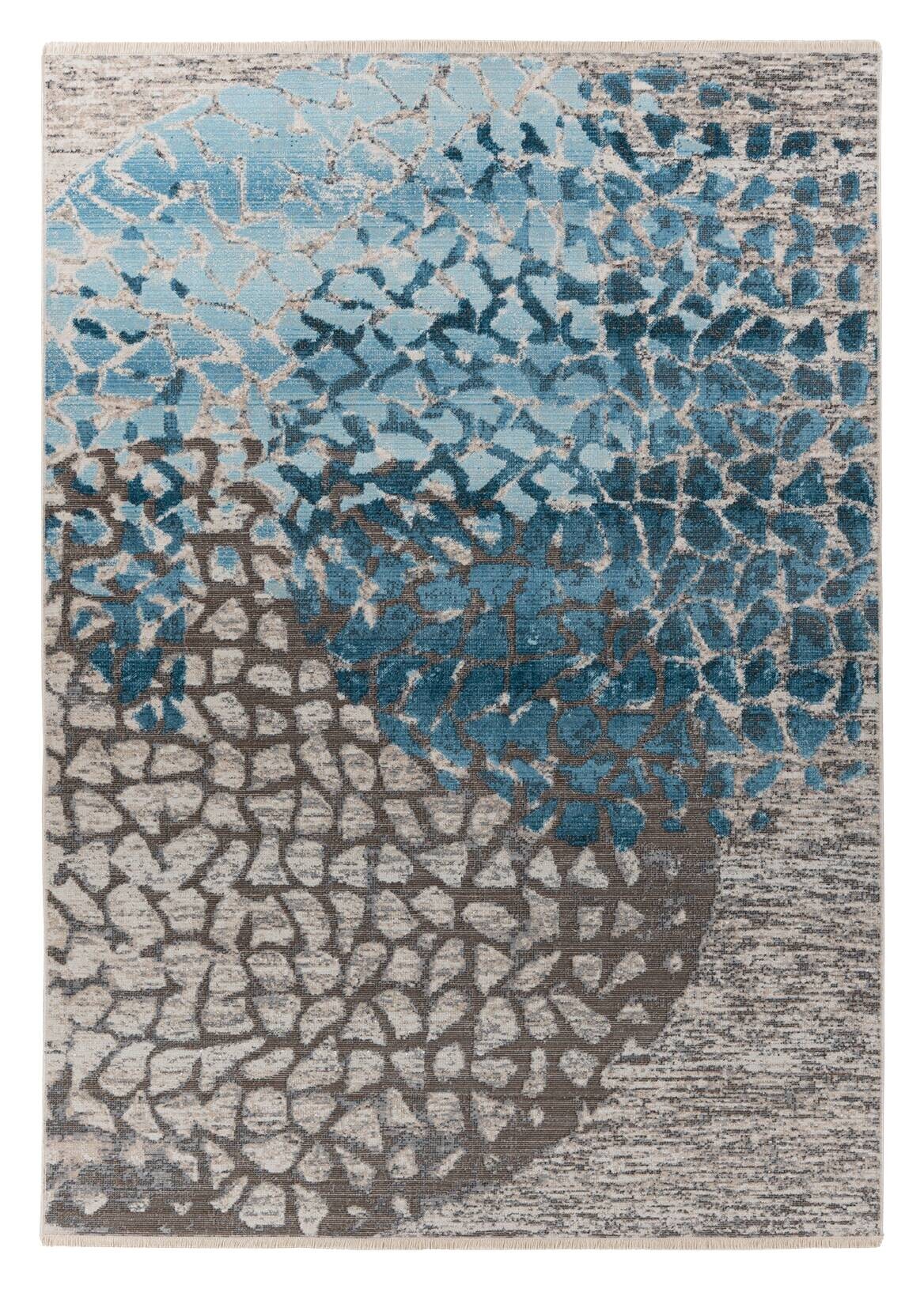 Kayoom Kurzflorteppich Milan 425 blau B/H/L: ca. 160x0,5x230 cm