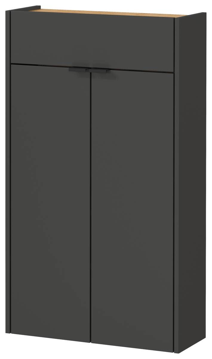 Mehrzweckschrank 1397-549 Graphit Optik Eiche Navarra Nachbildung B/H/T: ca. 56x97x22 cm