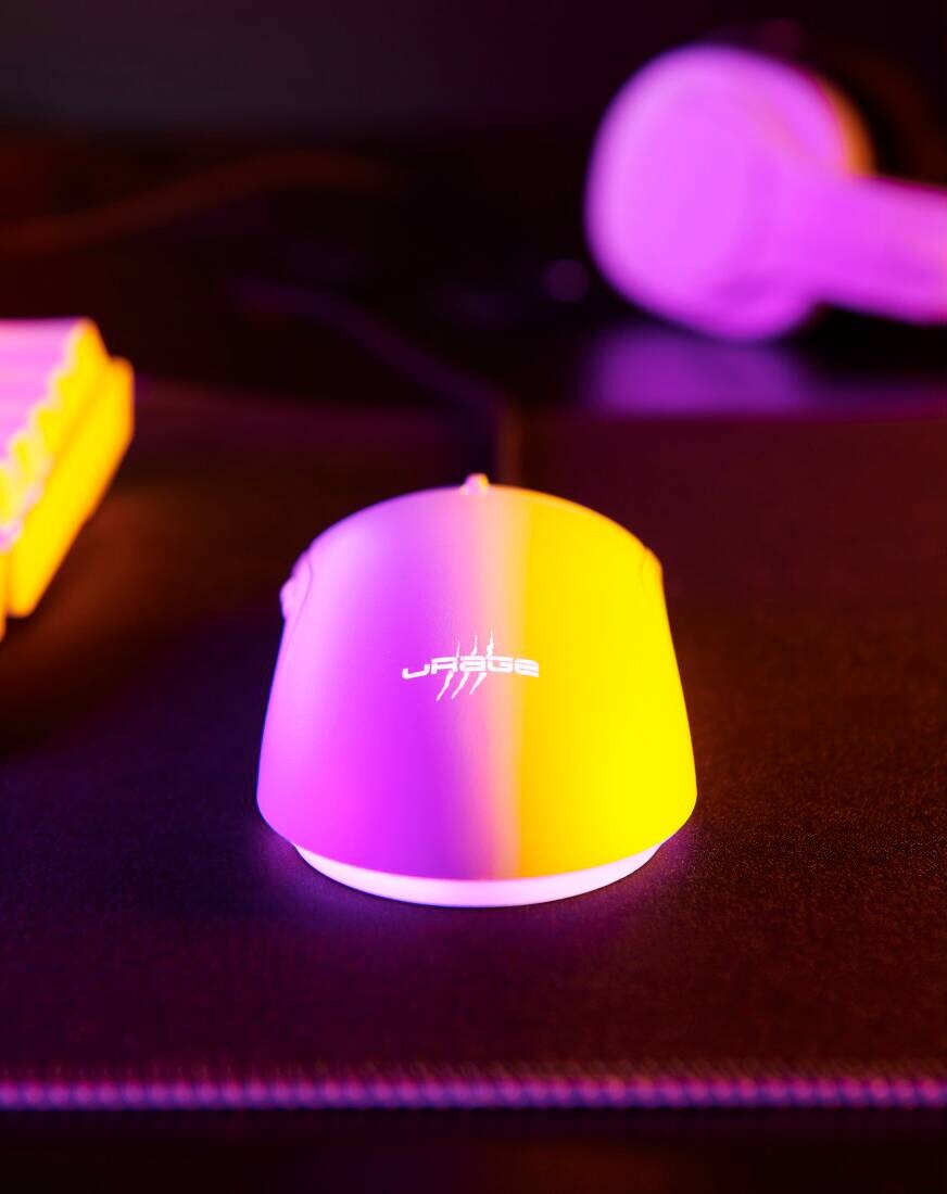 uRage Gaming-Maus weiß