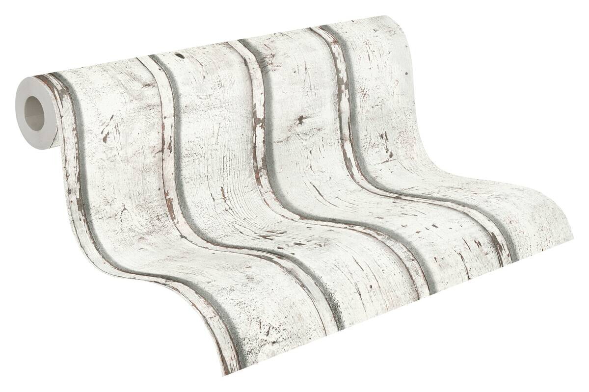 A.S.Creation Vliestapete creme grau B/H/D: ca. 53x1005x8,2 cm