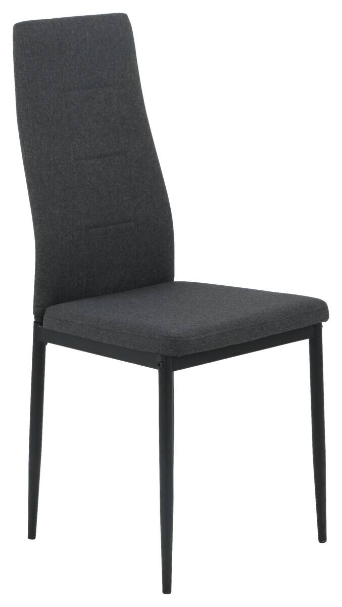 Stuhl Svenni anthrazit Webstoff B/H/T: ca. 42x98x44 cm