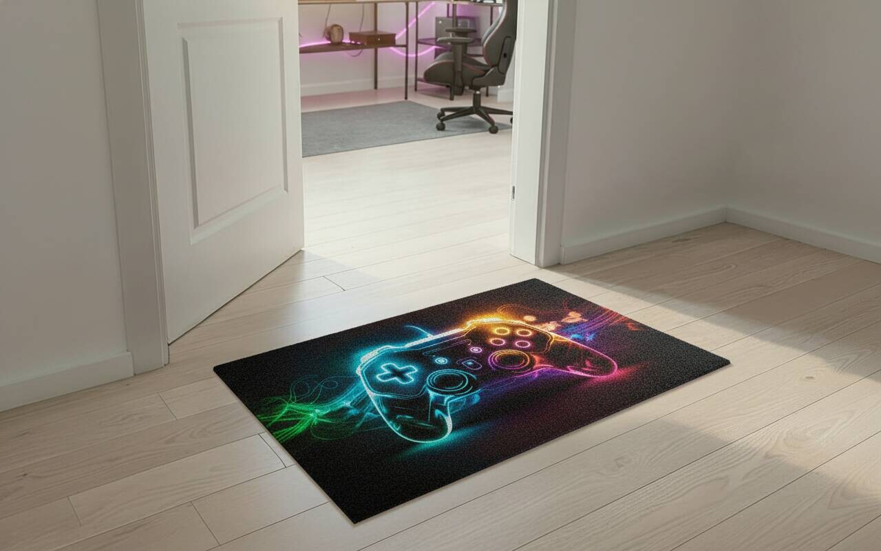 Fußmatte Velvet Gaming Multi B/L: ca. 45x75 cm