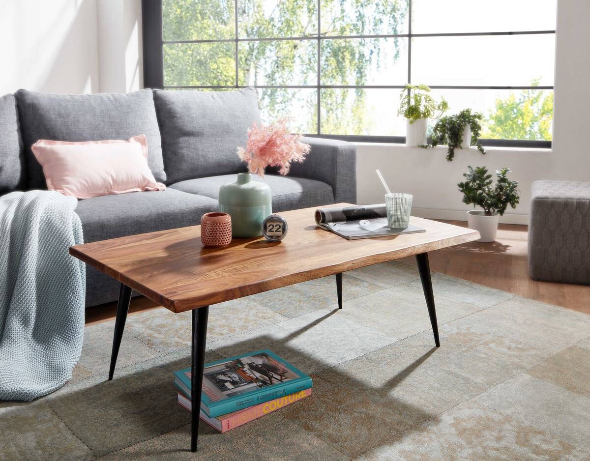 Wohnling Couchtisch braun B/H/T: ca. 60x40x110 cm