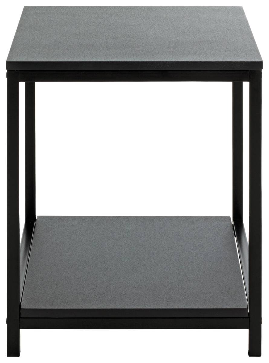 Beistelltisch schwarz Metall B/H/T: ca. 40x50x40 cm