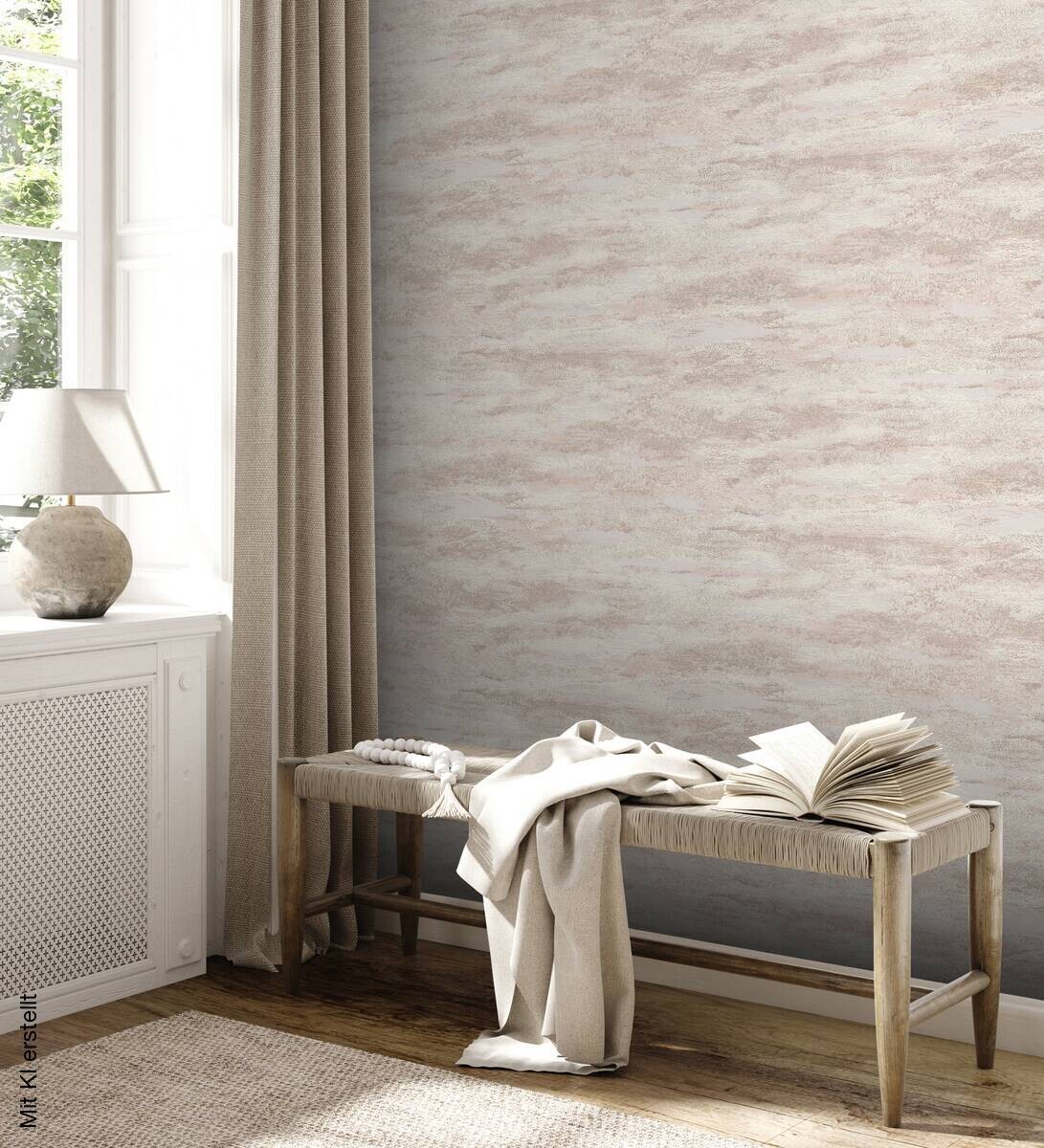 A.S.Creation Vliestapete Attractive 2 Putzoptik weiß B/L: ca. 53x1005 cm