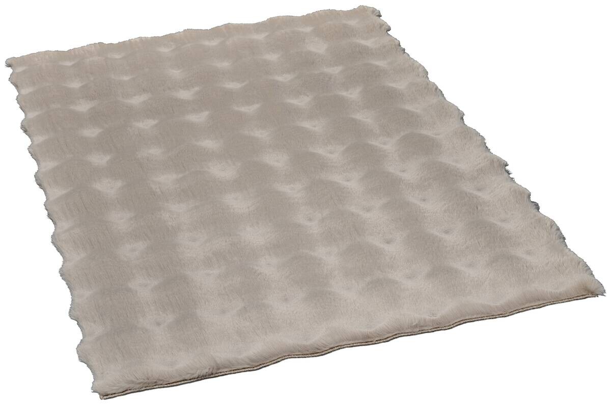 Fellimitat Big Bubble taupe B/L: ca. 120x170 cm