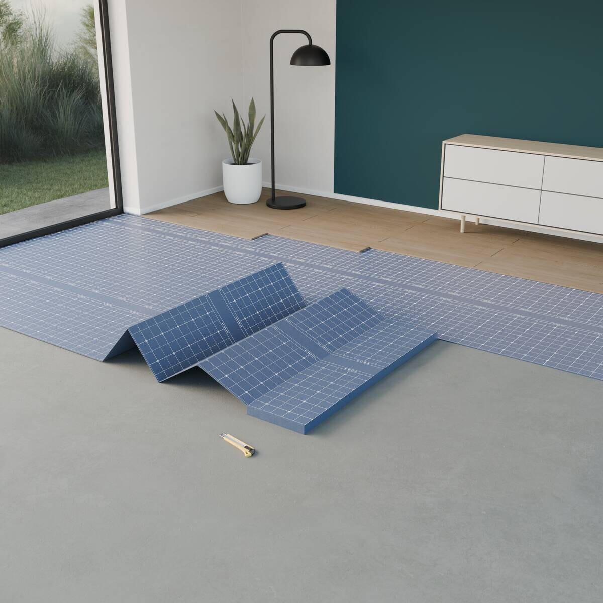Vinylunterlage Click-Vinylunterlage 20m² im Paket B/L: ca. 125x1600 cm