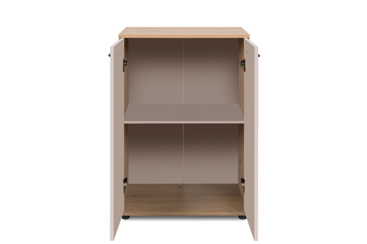 Kommode Kerry 01B Eiche Artisan Nachbildung Kaschmir B/H/T: ca. 60x85x35 cm