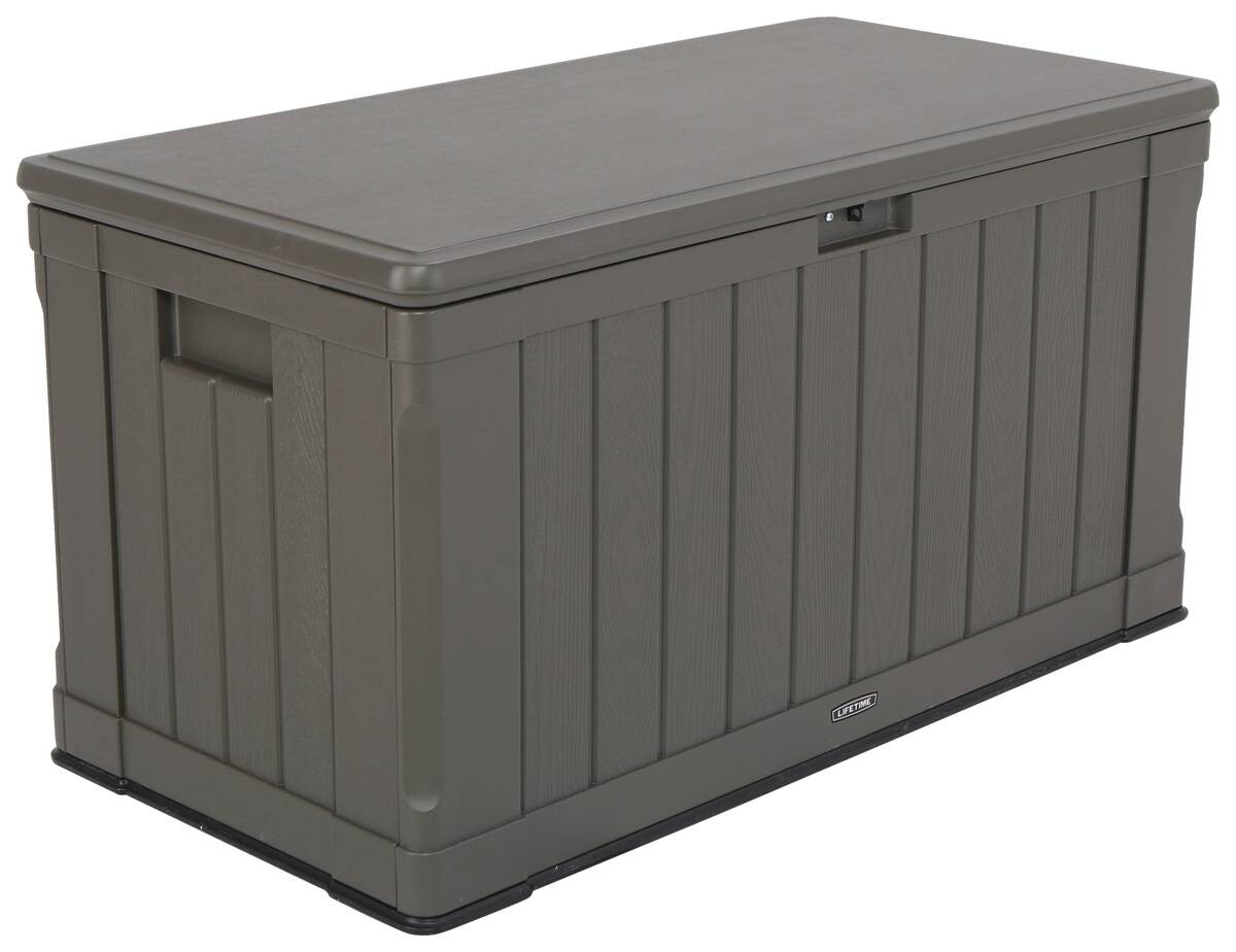 Lifetime Kissenbox Premium 440L braun Kunststoff B/H/T: ca. 128x67x64 cm
