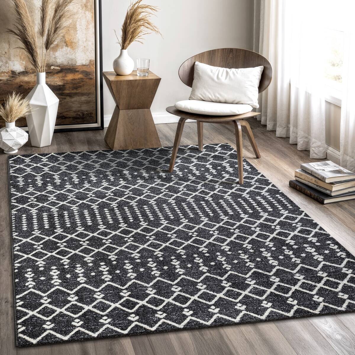 Sanat Teppich schwarz B/L: ca. 150x80 cm