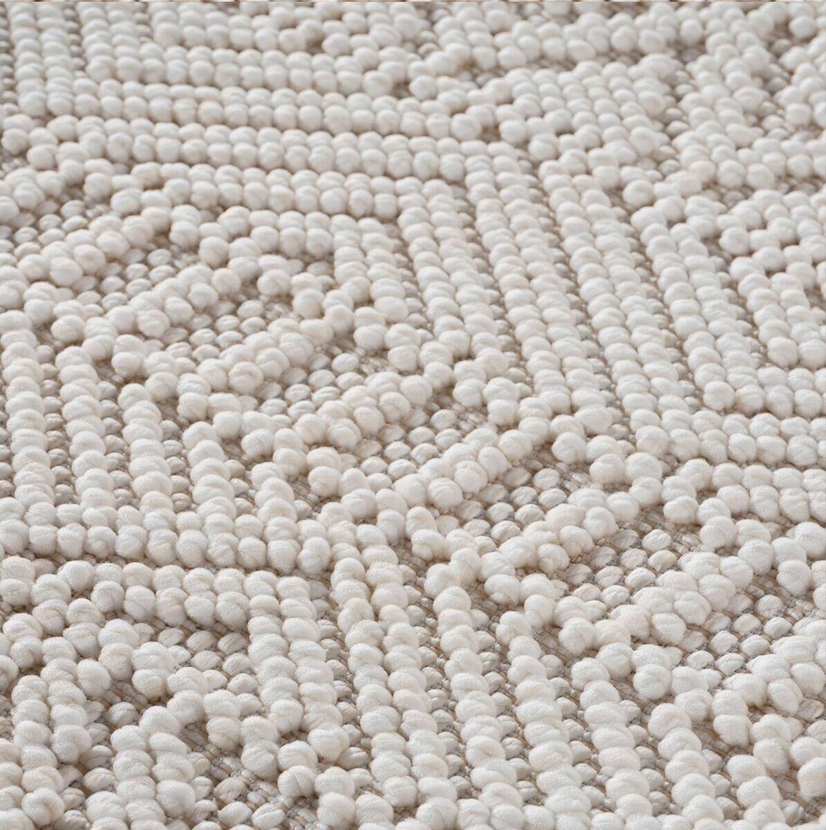 Ayyildiz Kurzflorteppich HELIX creme B/H/L: ca. 120x0,7x170 cm
