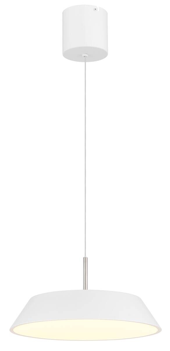 GLOBO LED-Hängeleuchte Opal weiß Metall Kunststoff H/D: ca. 180x40 cm 1 Brennstellen