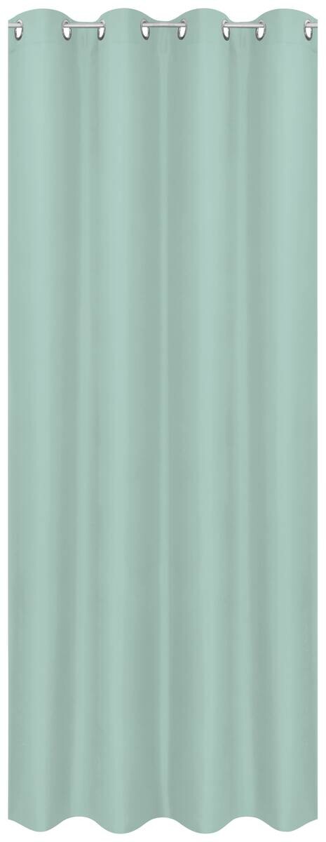 POCOline Ösenvorhang Barnaby grün 100% Polyester B/L: ca. 140x235 cm