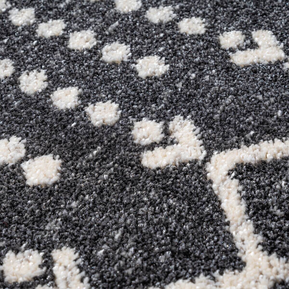 Sanat Teppich schwarz B/L: ca. 120x120 cm