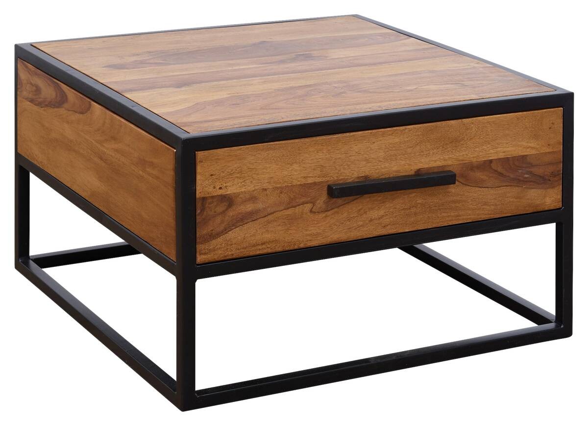 Wohnling Couchtisch braun B/H/T: ca. 65x38x65 cm