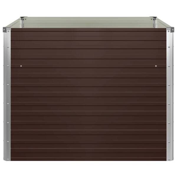 Hochbeet braun Stahl B/H/L: ca. 100x77x100 cm