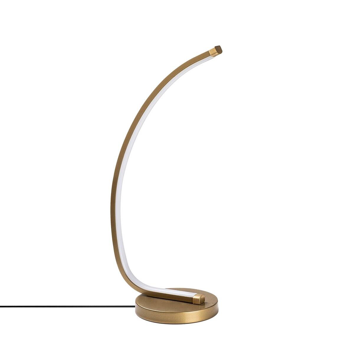 Opviq LED-Tischleuchte gold B/H/T: ca. 18x43x13 cm