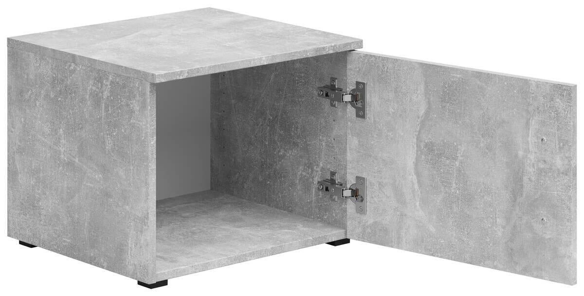 Aufsatz Multi-Stauraum Typ 10 Beton Optik B/H/T: ca. 45x35x40 cm