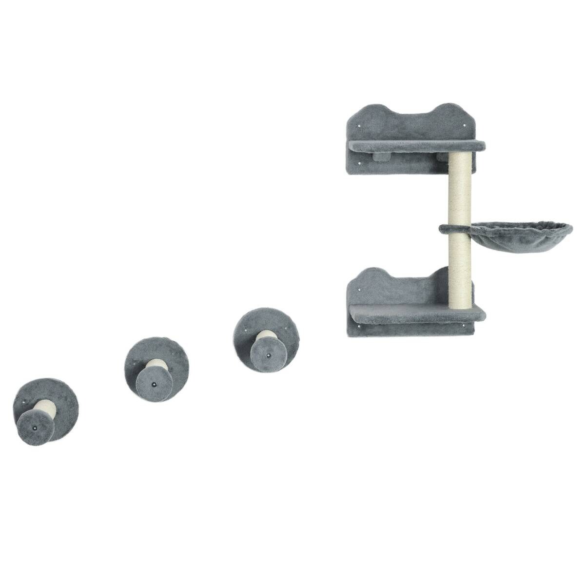 PawHut Fitness-Zubehör grau Edelstahl B/H/L: ca. 28x40x73 cm