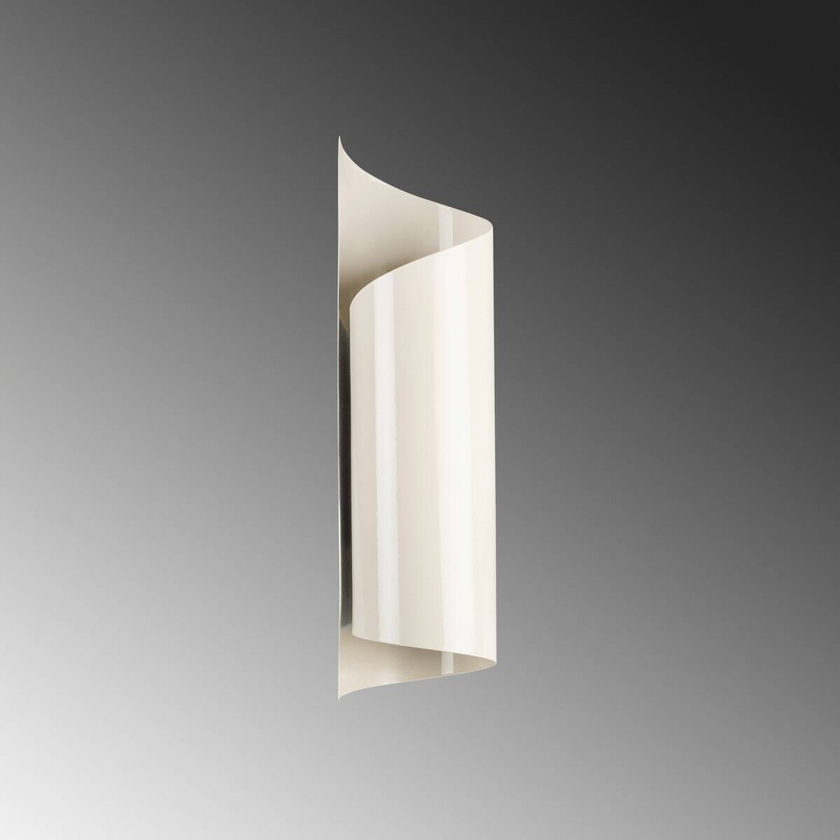 Opviq Wandleuchte creme Eisen B/H/L: ca. 16x35x10 cm E27 1 Brennstellen